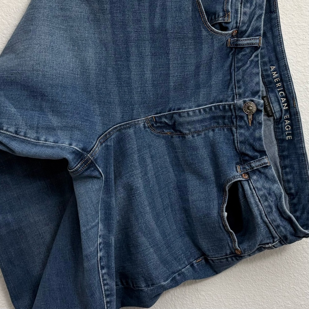 American Eagle Outfitters Curvy Skinny Kick Jeans - Blue - Picture 2 of 11